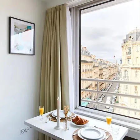 Modern 1br By Parc Monceau Apartmán